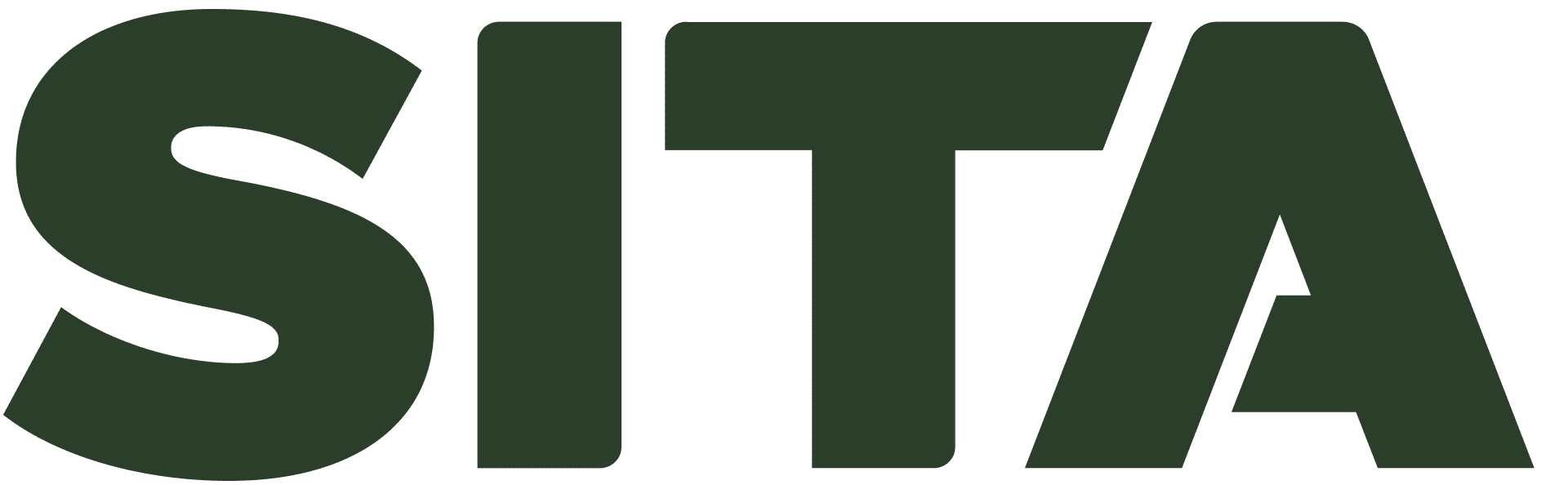 The image displays the word SITA in large, bold, dark green capital letters on a white background, highlighting its connection to ASQ recognition and ASQ awards.