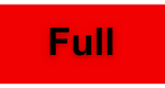 A red oval button with the word Full in bold black letters centered on it, reminiscent of signage seen in airports to enhance customer service culture.